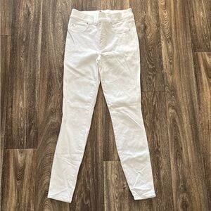 SPANX White Denim Pants